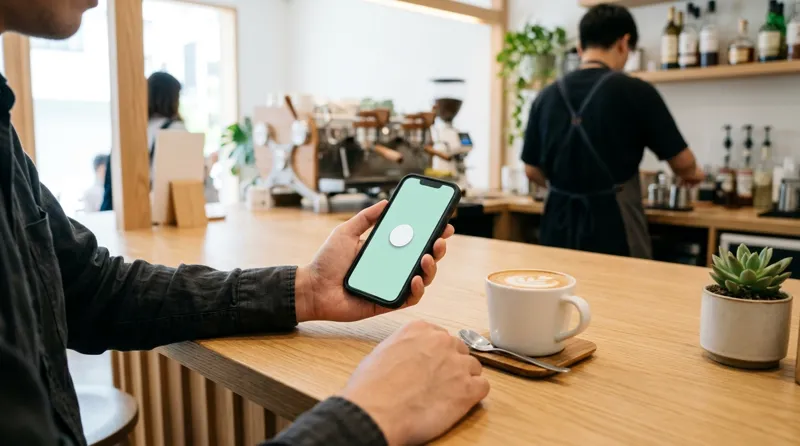 LINEで引ける来店ガチャ「リピガチャ」の利用イメージ